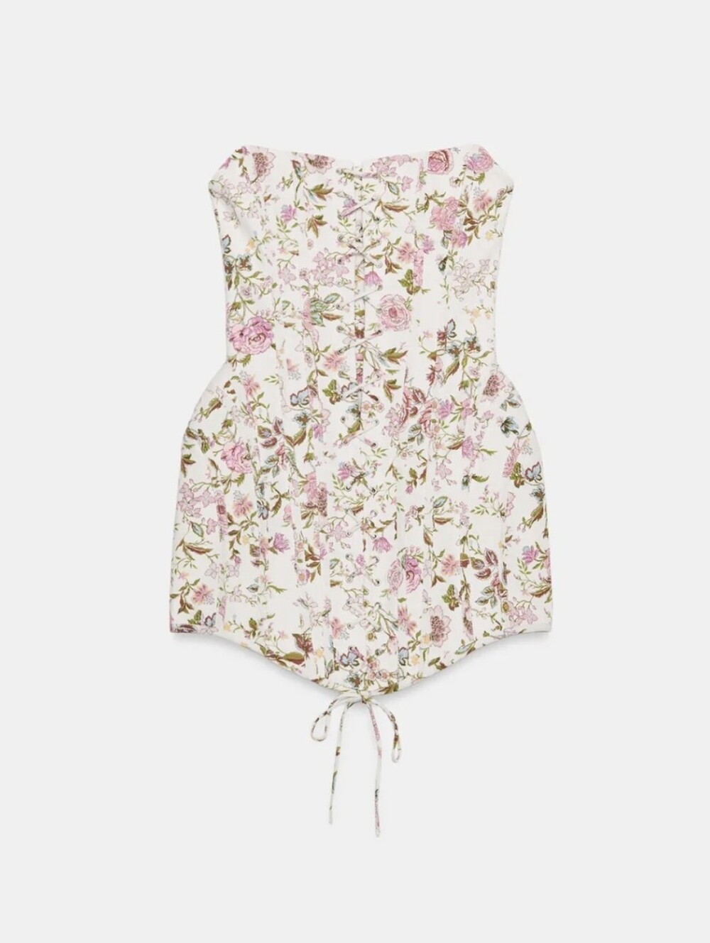 ZARA FLORAL PRINT OFF-THE-SHOULDERS DRESS